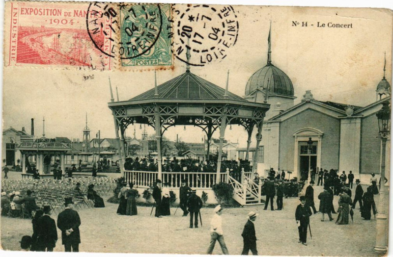 Carte postale ancienne Le Concert