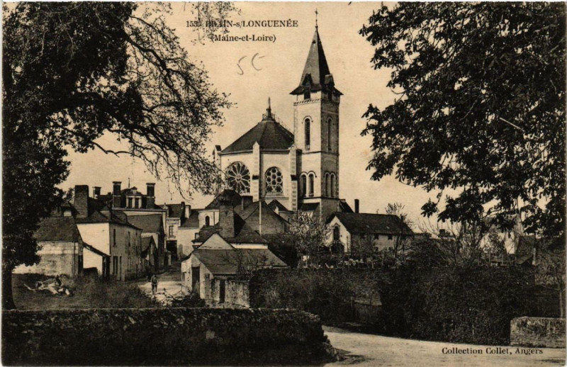 Carte postale ancienne Brain-sur-Longuenee