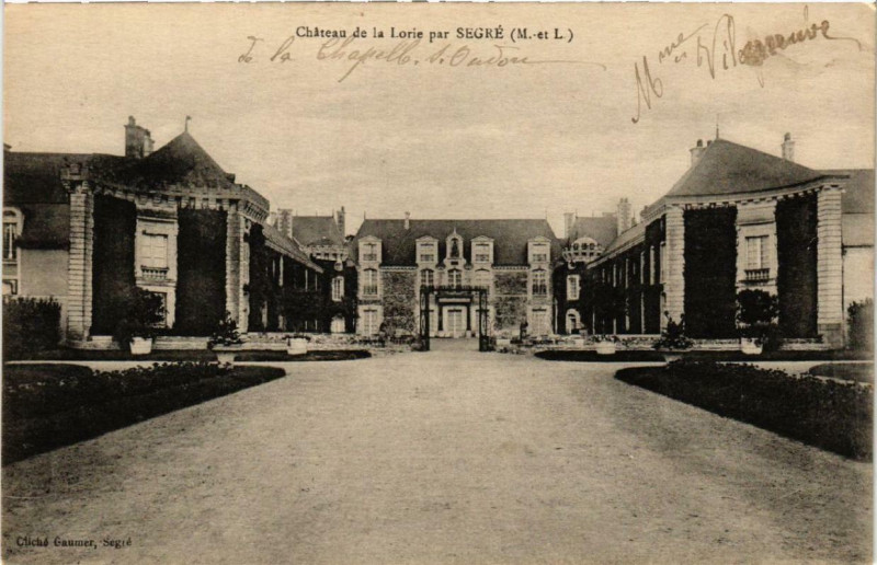 Carte postale ancienne Segre Chateau de la Loire à Loiré