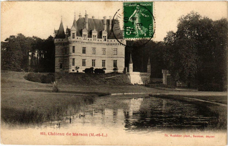 Carte postale ancienne Chateau de Marson