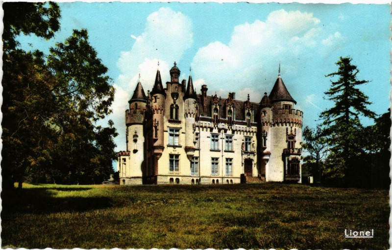 Carte postale ancienne Breze Chateau de Granfonds