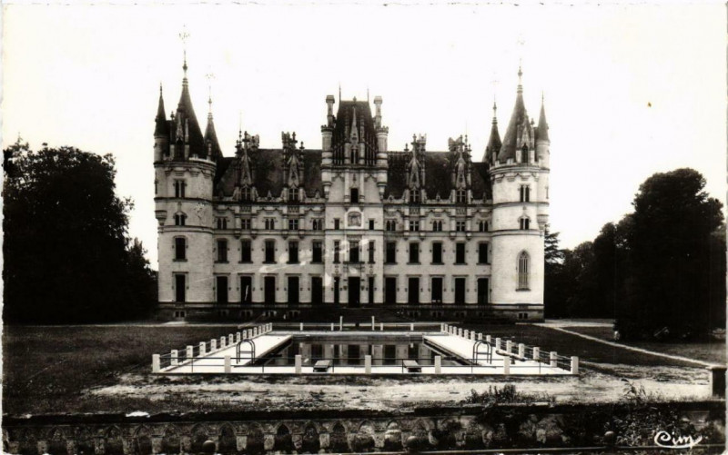 Carte postale ancienne Challain-la-Potherie Le Chateau à Challain-la-Potherie
