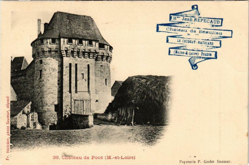 Carte postale ancienne Chateau de Poce
