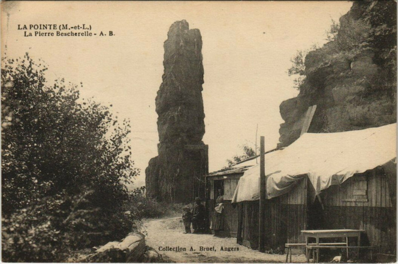 Carte postale ancienne La Pointe - La Pierre Bescherelle