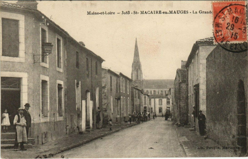 Carte postale ancienne Saint-Macaire-en-Mauges La Grande