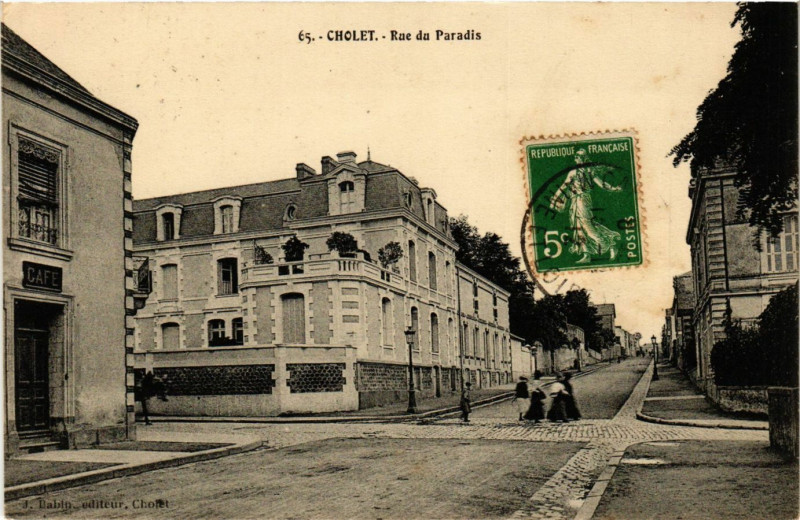 Carte postale ancienne Chalet - Rue du Paradis