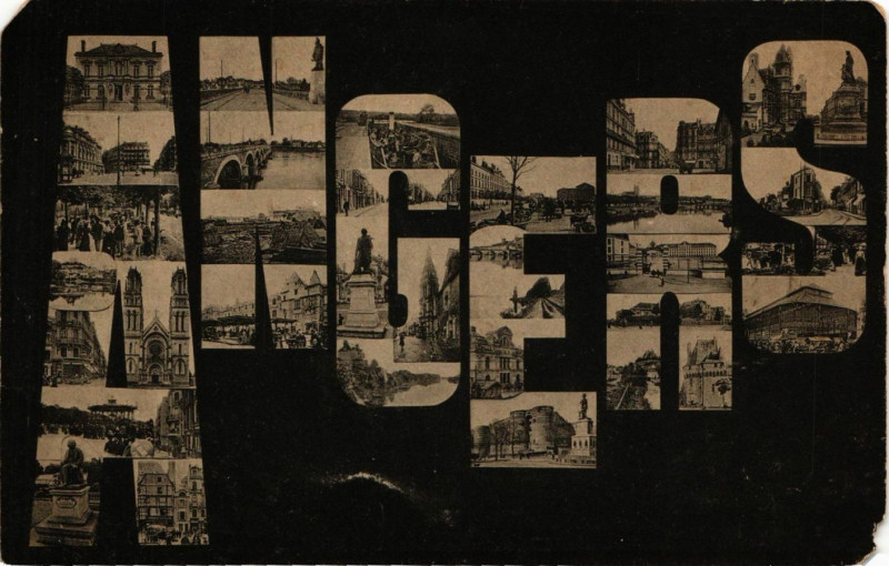 Carte postale ancienne Angers - Angers à Angers