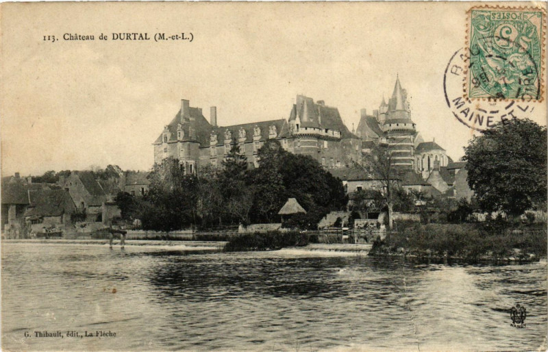 Carte postale ancienne Chateau de Durtal à Durtal