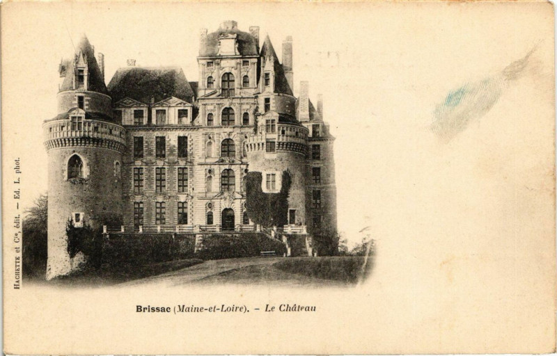 Carte postale ancienne Brissac - Le Chateau
