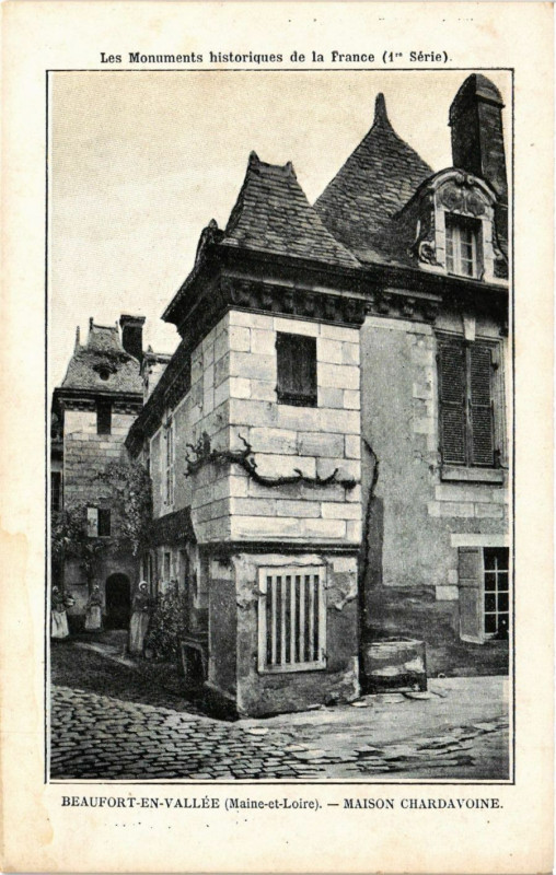 Carte postale ancienne Beaufort-en-Vallee (Maine-et-Loire) - Maison Chardavoine