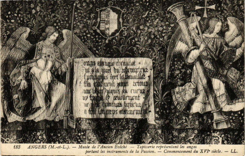 Carte postale ancienne Angers - Musée de l'Ancien Eveche à Angers