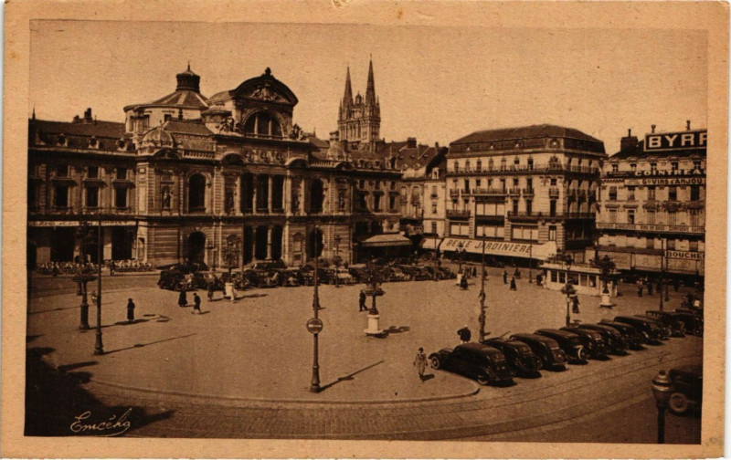 Carte postale ancienne Angers - Place du Ralliement à Angers