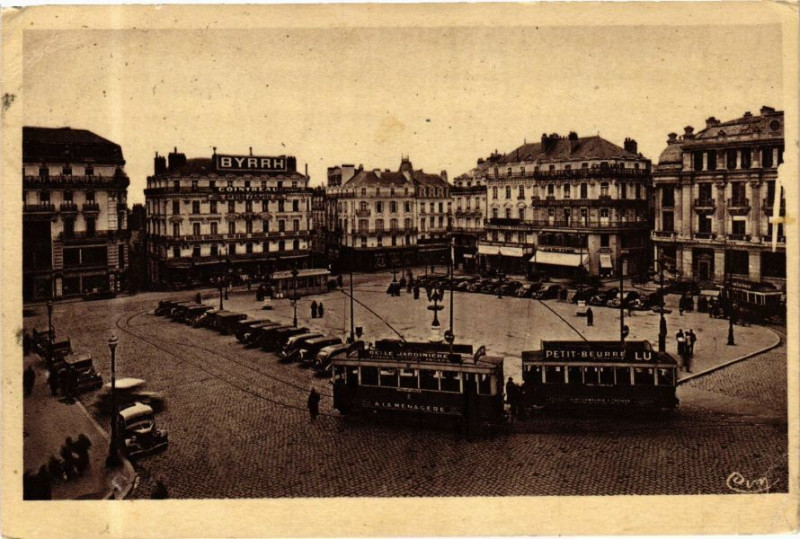 Carte postale ancienne Angers - Plece du Ralliement à Angers