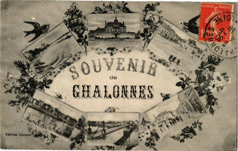 Carte postale ancienne Souvenir de Chalonnes