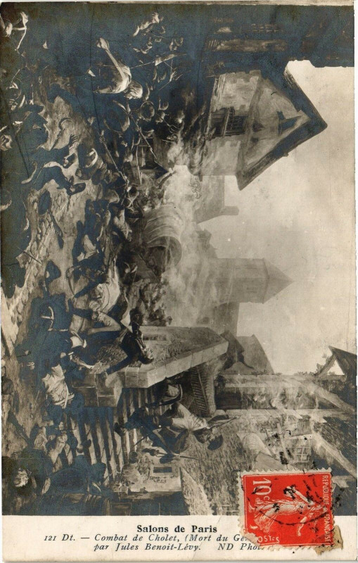 Carte postale ancienne Salons de Paris-Combat de Cholet à Cholet