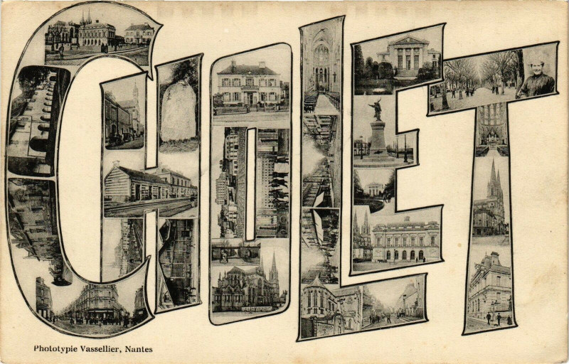 Carte postale ancienne Cholet à Cholet