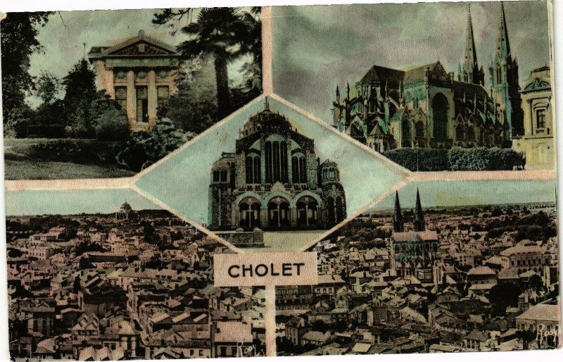 Carte postale ancienne Cholet à Cholet