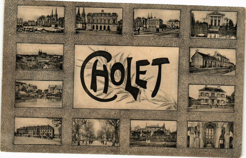 Carte postale ancienne Cholet à Cholet