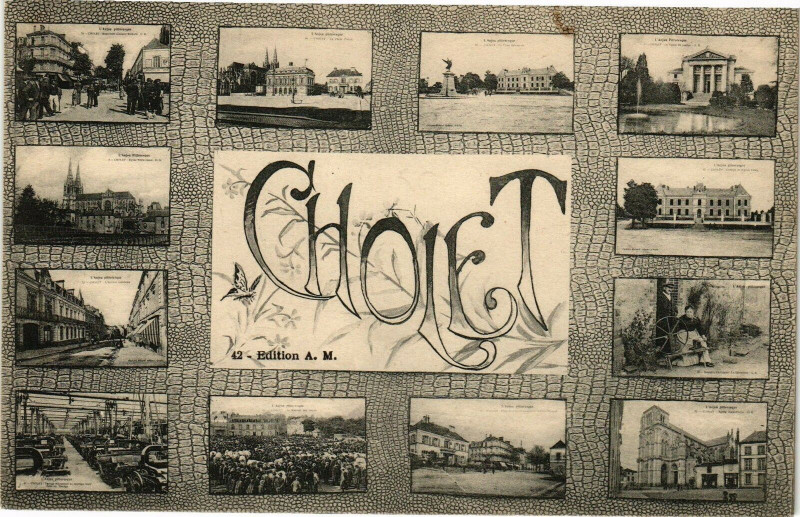 Carte postale ancienne Cholet à Cholet