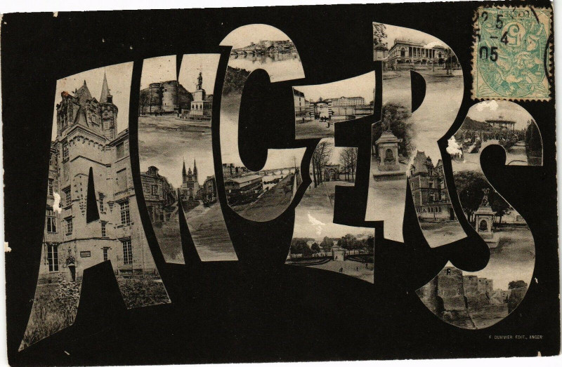Carte postale ancienne Angers à Angers