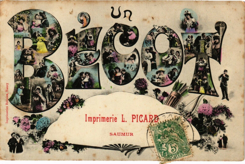 Carte postale ancienne Imprimerie L.Picard - Saumur à Saumur