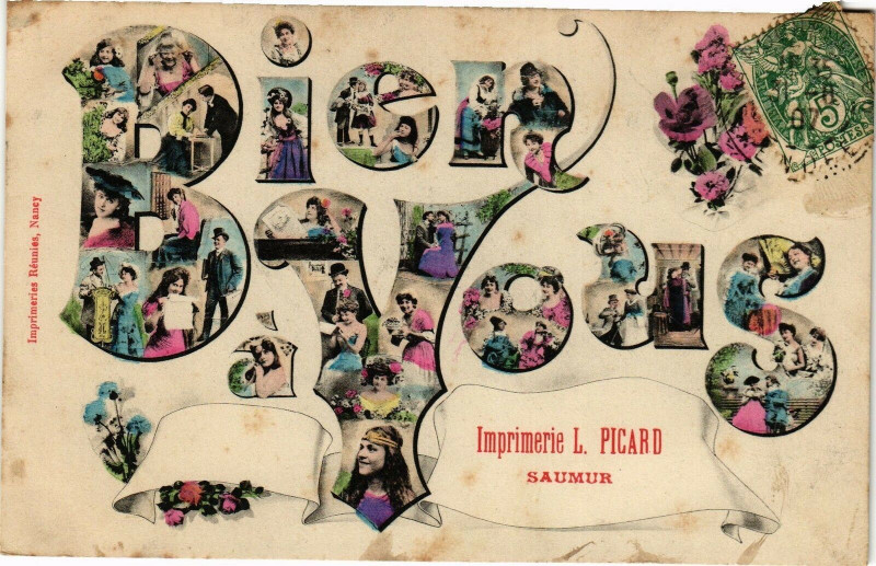 Carte postale ancienne Imprimerie L.Picard - Saumur à Saumur