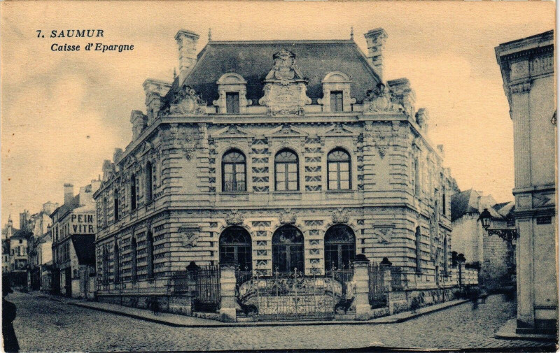 Carte postale ancienne Saumur - Chaisse d'Espargne à Saumur