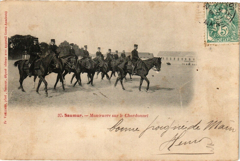 Carte postale ancienne Saumur - Manceupre sur le Chardonnet à Saumur