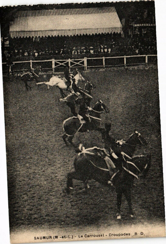 Carte postale ancienne Saumur - Le Carrouset - Croupades à Saumur