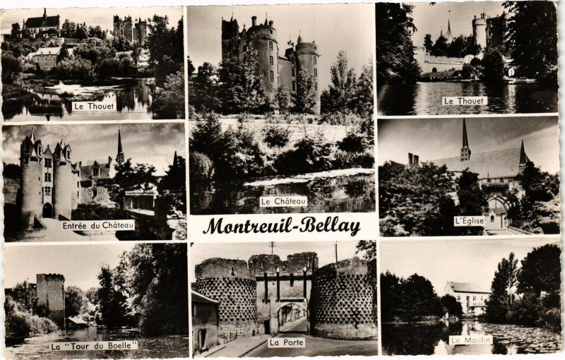Carte postale ancienne Montreuil-Bellay à Montreuil-Bellay
