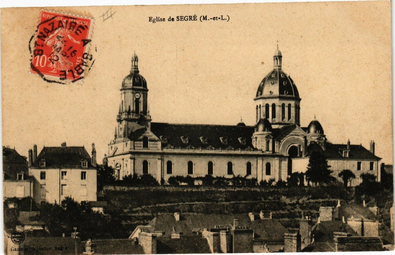 Carte postale ancienne Eglise de Segre