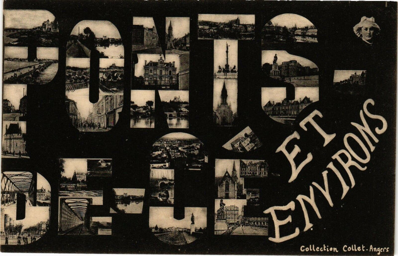 Carte postale ancienne Ponts-de-Ce et Env.
