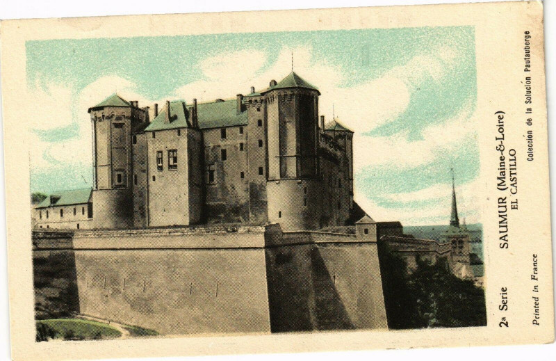 Carte postale ancienne Saumur (Maine-&-Loire) - El Castillo à Saumur