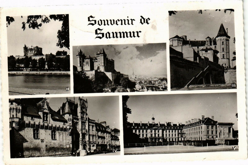 Carte postale ancienne Souvenir de Saumur à Saumur
