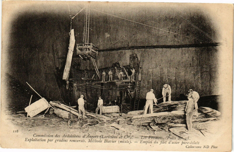 Carte postale ancienne Commission des Ardroisiées d'Angers (Lariviere et C.) Les Fresnais à Angers