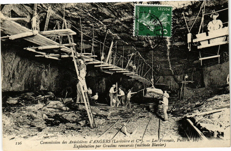 Carte postale ancienne Commission des Ardroisiées d'Angers (Laviniere et C.) Les Fresnais à Angers