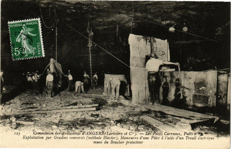 Carte postale ancienne Commission des Ardroisiées d'Angers (Laviniere et C.) Les Petits.. à Angers