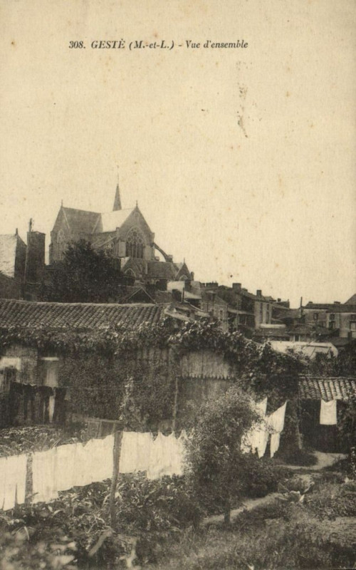 Carte postale ancienne Geste Vue d'ensemble