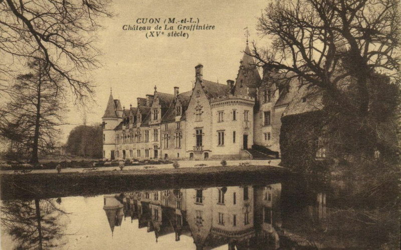 Carte postale ancienne Cuon Chateau de la Graffiniere (Xv.siecle)