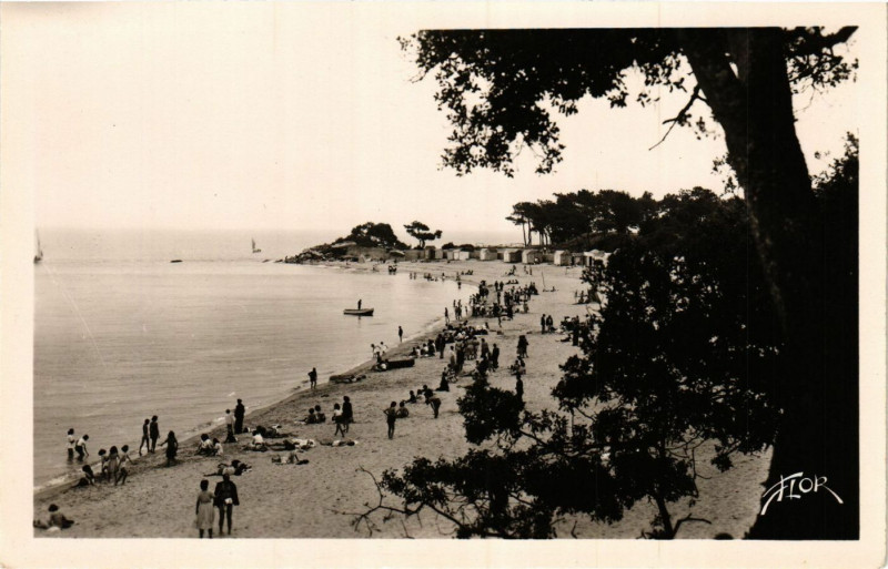 Carte postale ancienne Ile-de-Noirmoutier - La Plage des Dames