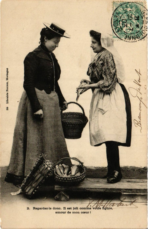 Carte postale ancienne Femmes - Folklore - Types