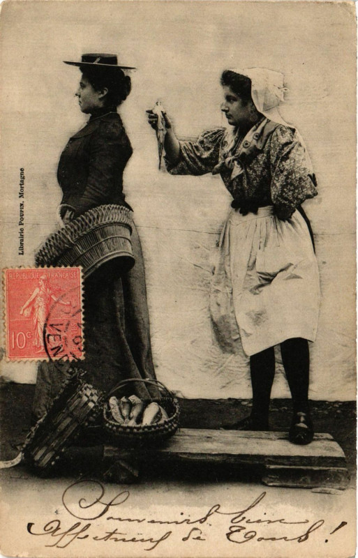 Carte postale ancienne Femmes - Folklore - Types