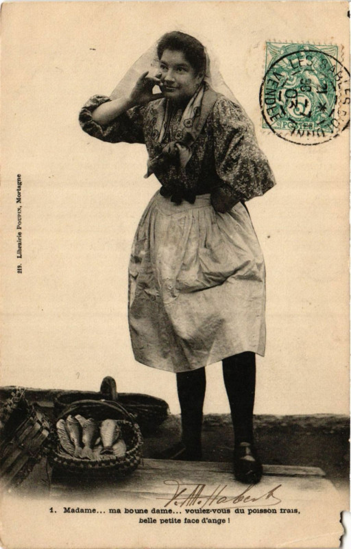 Carte postale ancienne Femme - Folklore - Type