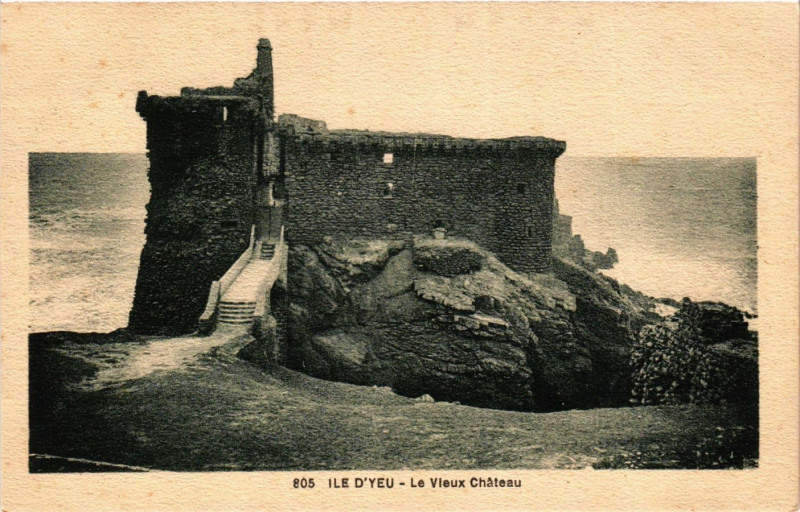 Carte postale ancienne Ile-d'Yeu - Le Vieux Chateau