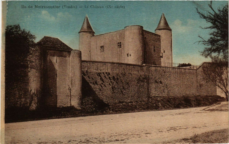 Carte postale ancienne Ile-de-Noirmoutier - Le Chateau