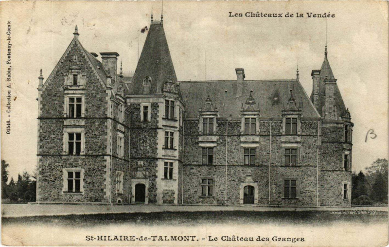 Carte postale ancienne Saint-Hilaire-de-Talmont - Talmont-Saint-Hilaire - Le Chateau à Talmont-Saint-Hilaire