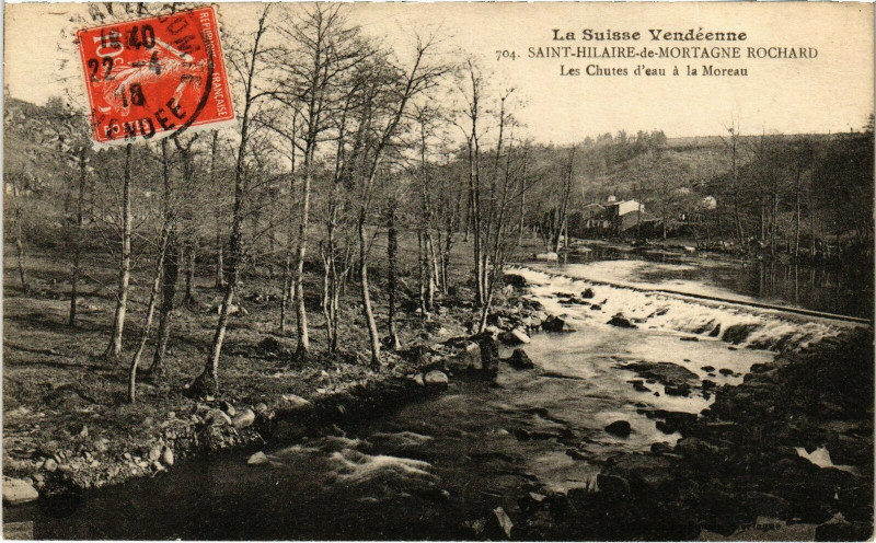 Carte postale ancienne Saint-Hilaire-de-Mortagne Rochard