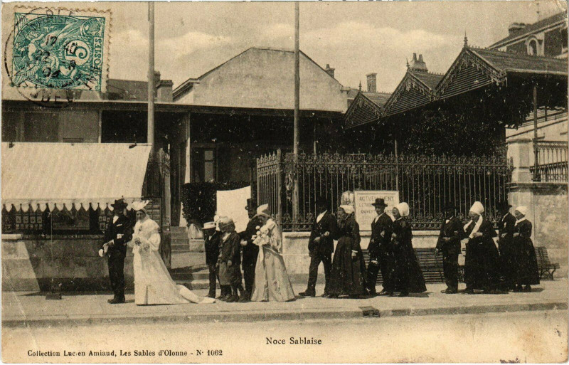 Carte postale ancienne Noce Sablaise