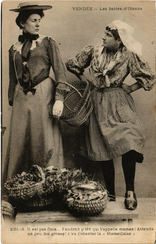Carte postale ancienne Vendée - Les Sables-d'Odonne