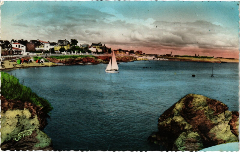 Carte postale ancienne Anse de Croix-de-Vie Saint Gilles